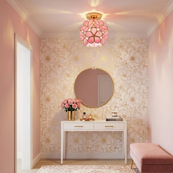 Pink Ceiling Light