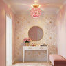 Pink Ceiling Light