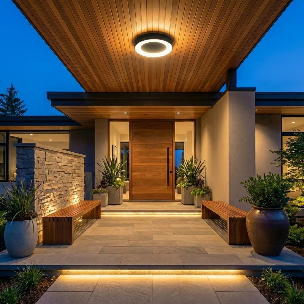 Plafonnier extérieur moderne view 7