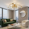 Plafonnier laiton design