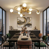 Plafonnier laiton design view 6