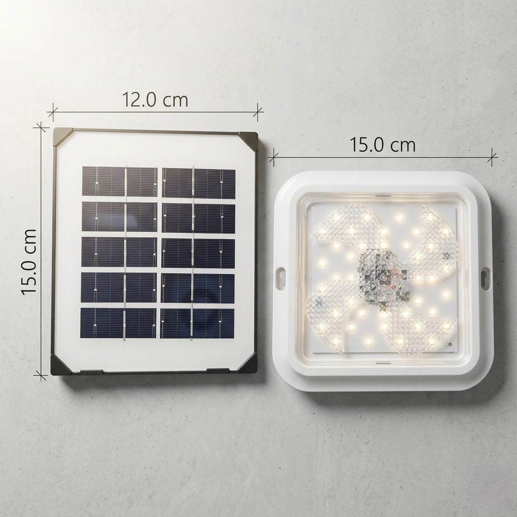 Plafonnier solaire extérieur view 8
