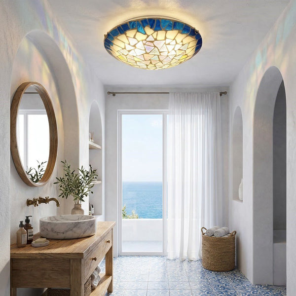 Plafonnier salle de bain vintage