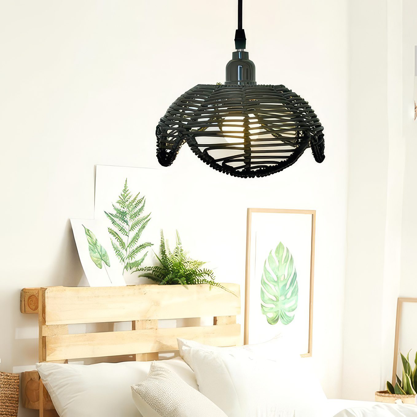 Plastic Rope Woven Pendant Light view 5