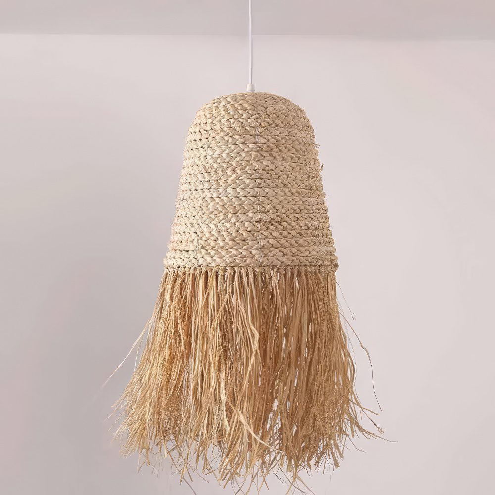 Raffia Fringe Pendant Light view 1