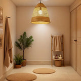 Suspension bambou salle de bain view 5
