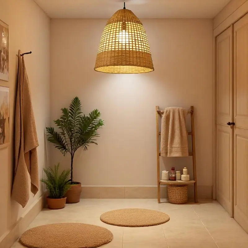 Suspension bambou salle de bain view 5