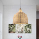 Rattan Basket Pendant Light view 5