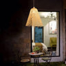 Straw and Rattan Pendant Light