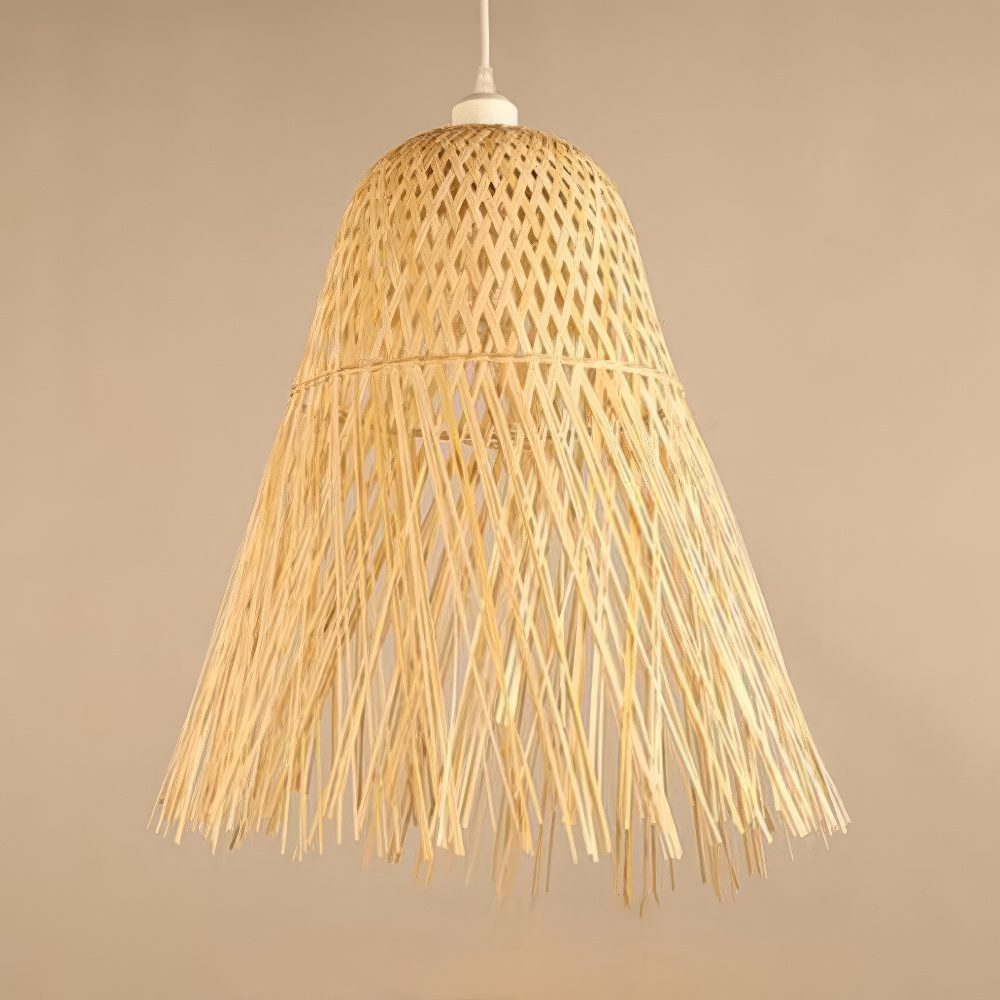 Straw and Rattan Pendant Light view 5