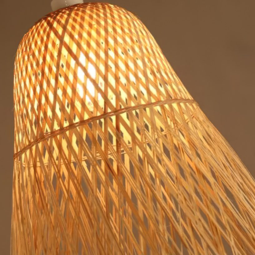 Straw and Rattan Pendant Light view 6