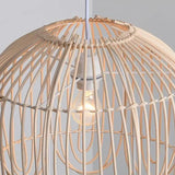 Rattan Cage Pendant Light view 5