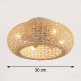 Rattan Ceiling Fan with Light view 9