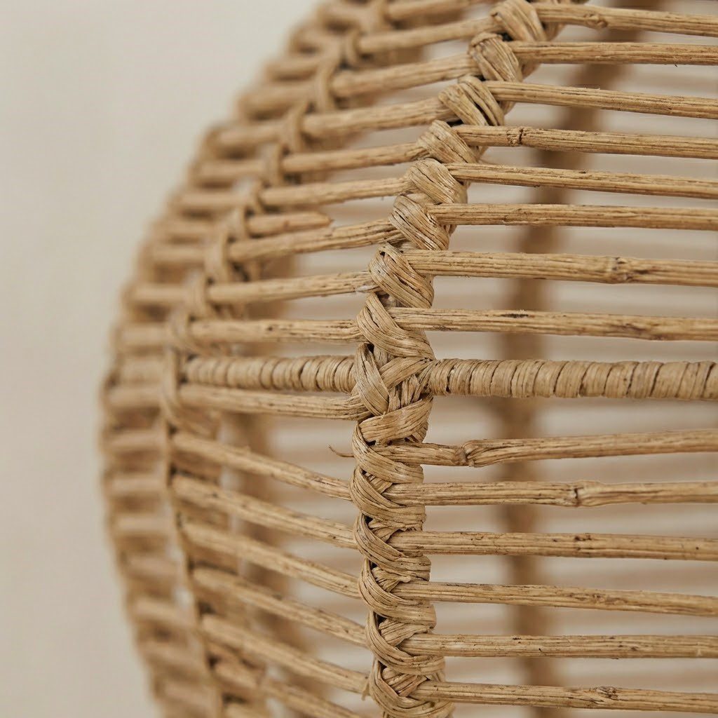 Rattan Ceiling Light view 2