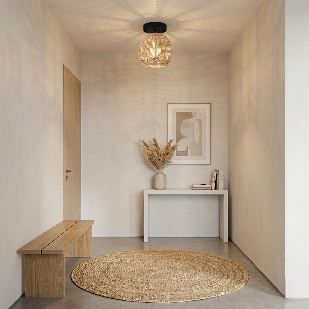 Rattan Ceiling Light view 6