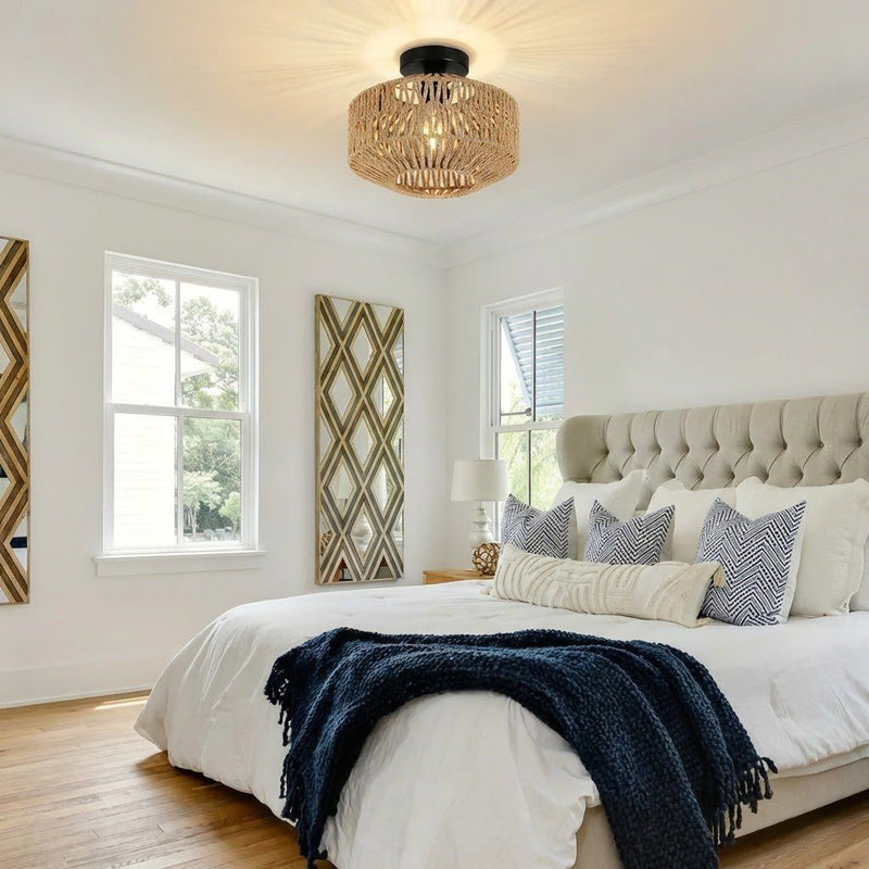 Rattan Ceiling Light Shade