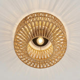 Rattan Ceiling Light Shade view 2
