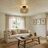 Rattan Ceiling Light Shade view 3