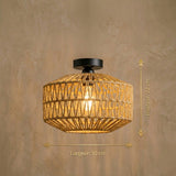 Rattan Ceiling Light Shade view 8