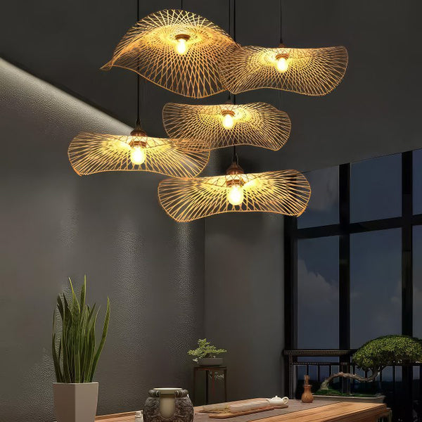 Rattan Chandelier