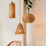 Rattan Cluster Pendant Light view 3