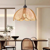 Rattan Flower Pendant Light view 2