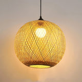 Rattan Globe Pendant Light view 7