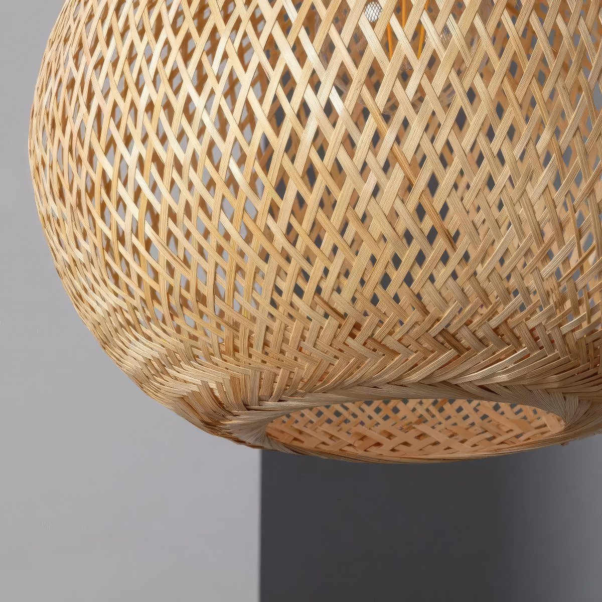 Rattan Globe Pendant Light view 8