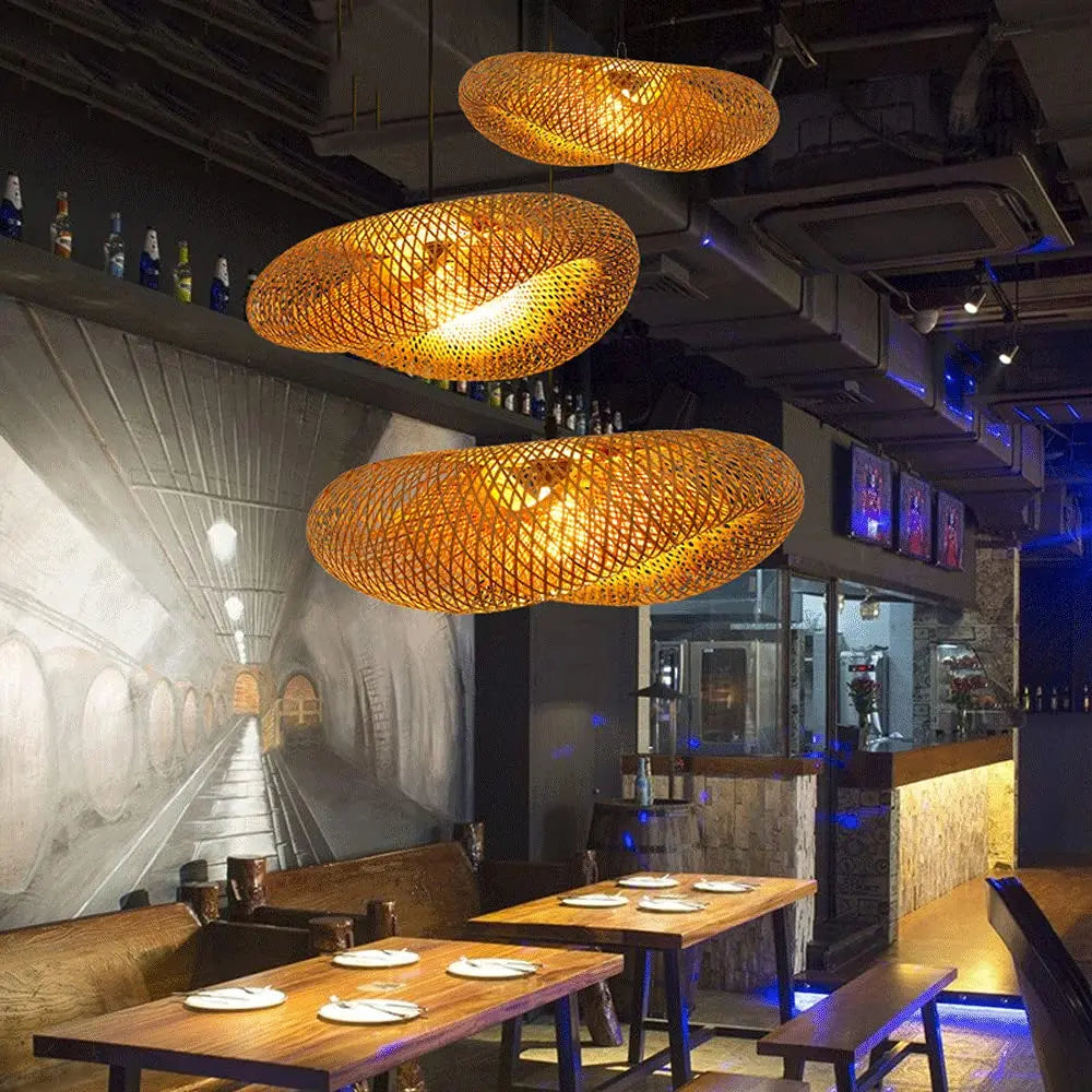Rattan Lighting view 2