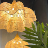 Woven Straw Ball Pendant Light view 5