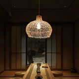 Woven Rattan Pendant Light view 3