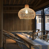 Woven Rattan Pendant Light view 8