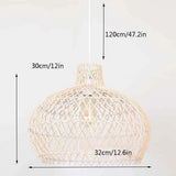 Woven Rattan Pendant Light view 9