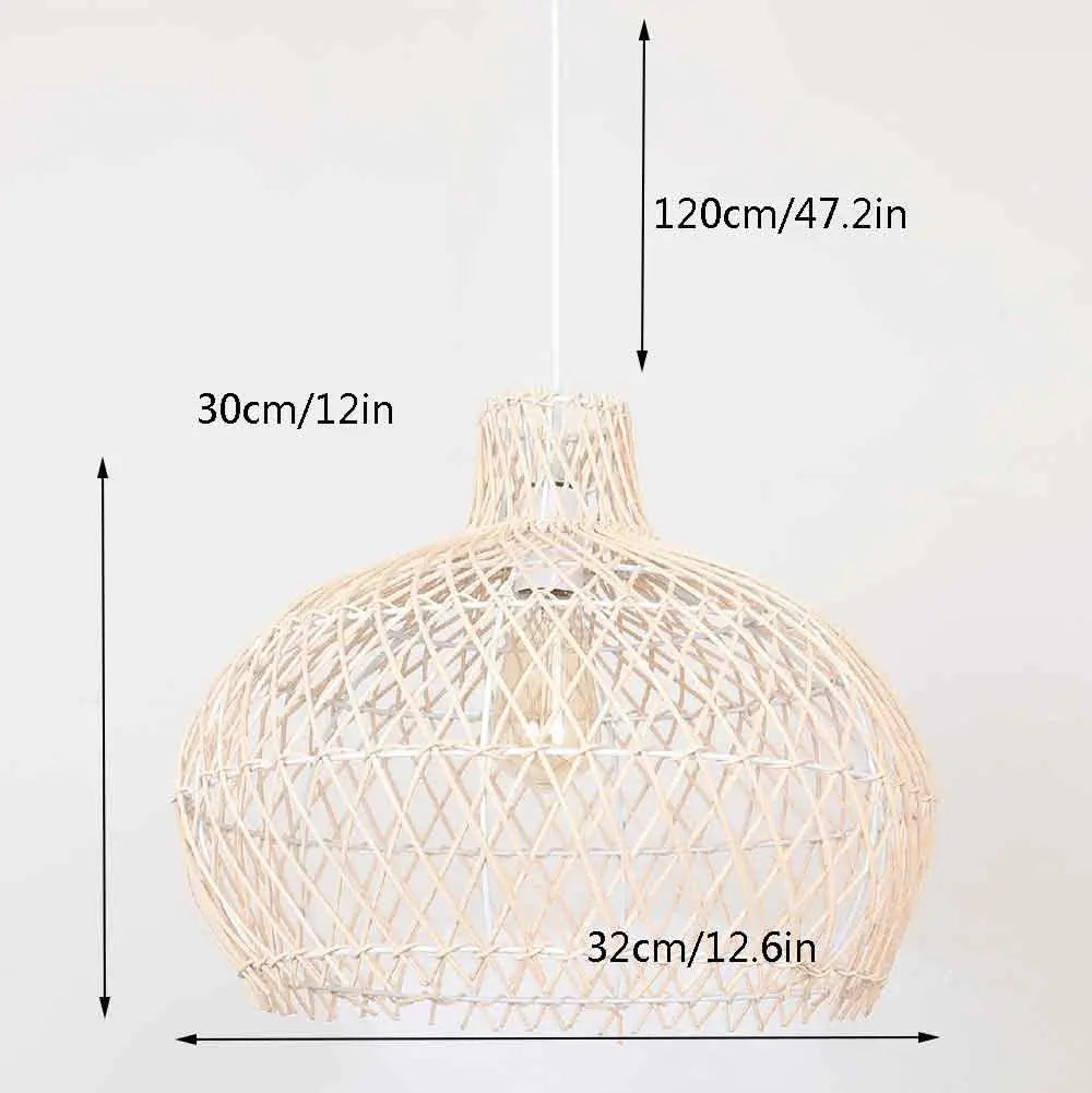 Woven Rattan Pendant Light view 9