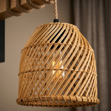 Rattan Globe Wall Light view 4