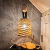 Rattan Globe Wall Light view 8