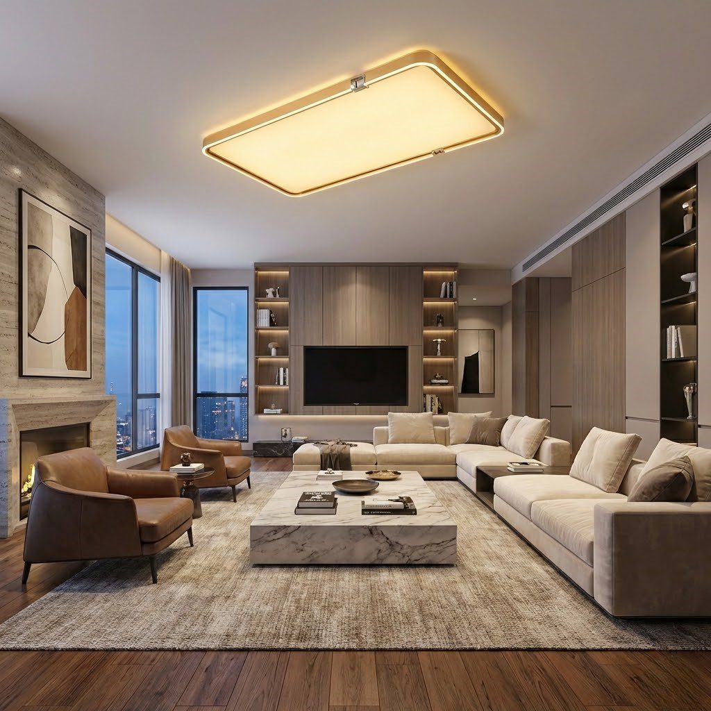 Rectangle Ceiling Light view 3