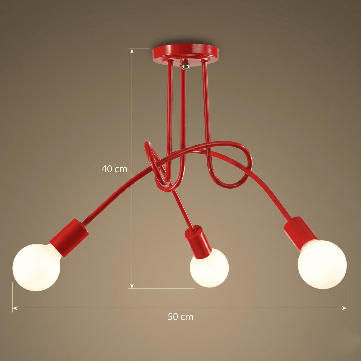 Red Ceiling Light - image 7
