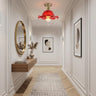 Red Flower Ceiling Light