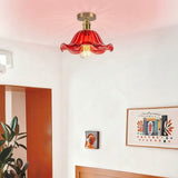 Red Flower Ceiling Light view 7
