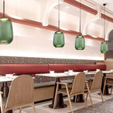 Reeded Glass Pendant Light view 3