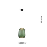 Reeded Glass Pendant Light view 6