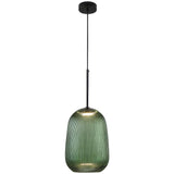 Reeded Glass Pendant Light view 7