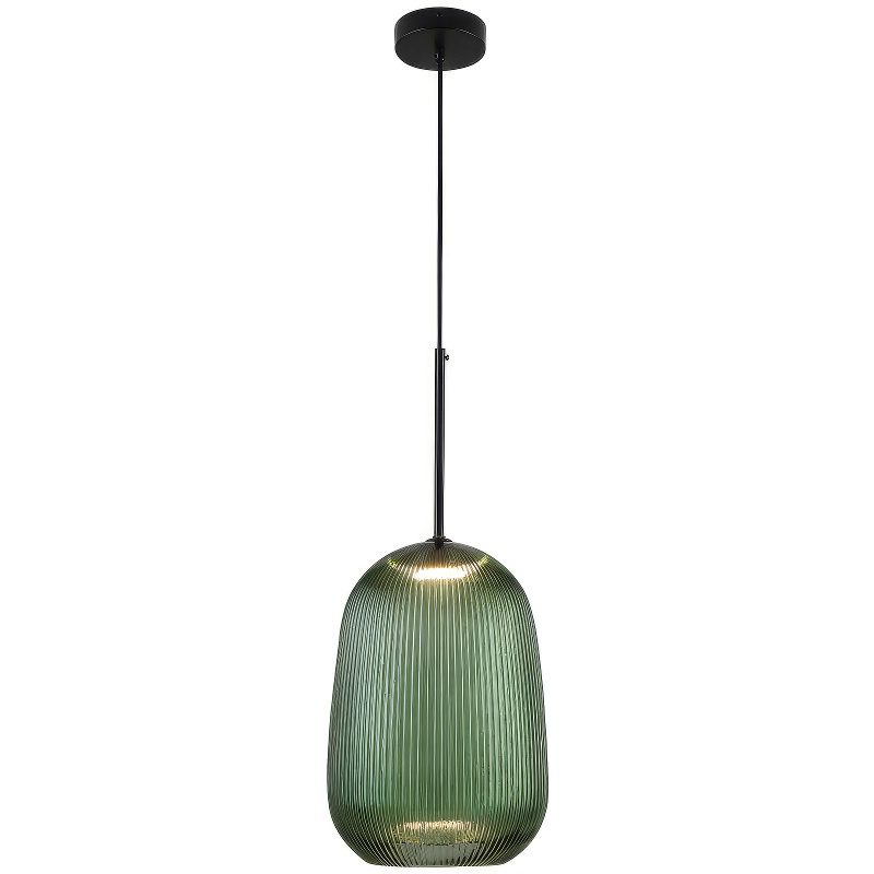 Reeded Glass Pendant Light view 7