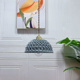 Reticulated Ceramic Pendant Light view 2
