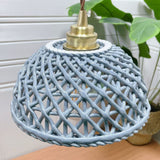 Reticulated Ceramic Pendant Light view 5