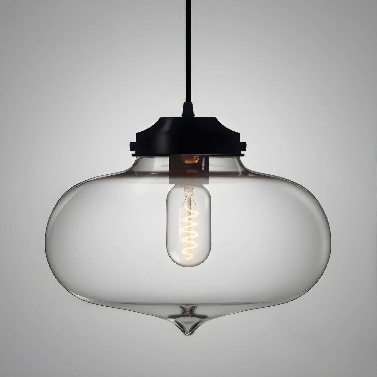 Retro Glass Pendant Light view 1