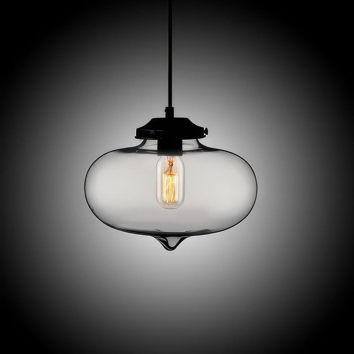 Retro Glass Pendant Light view 2