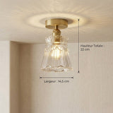 Ribbed Ceiling Light view 8