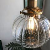 Ribbed Glass Pendant Light view 4